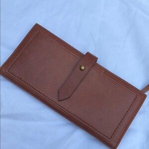 MADEWELL Brown Leather Wallet